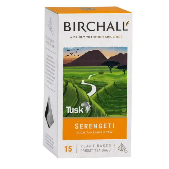 Birchall Serengeti Thee – 15 Plantaardige Piramide Theezakjes