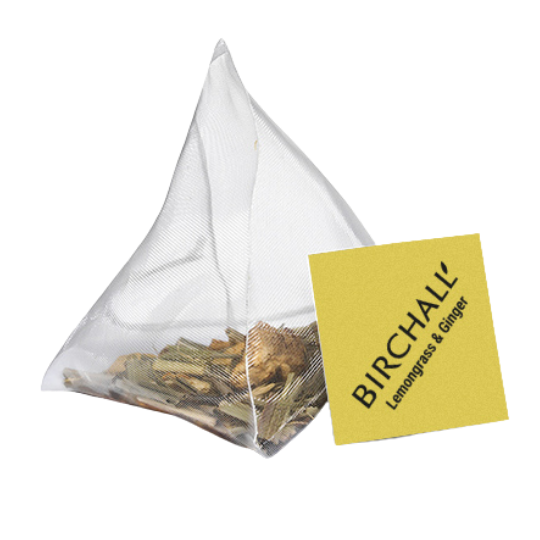 Birchall Lemongrass & Ginger 15 Prism tea bags
