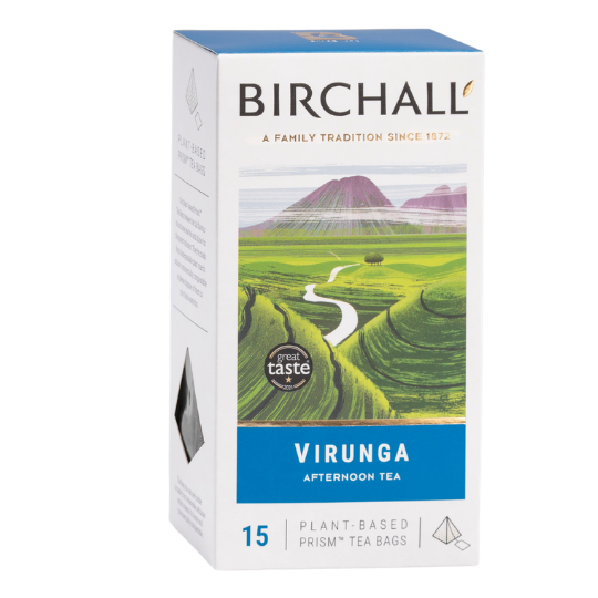 Birchall Virunga Middag Thee 15 Plantaardige Prismetheezakjes