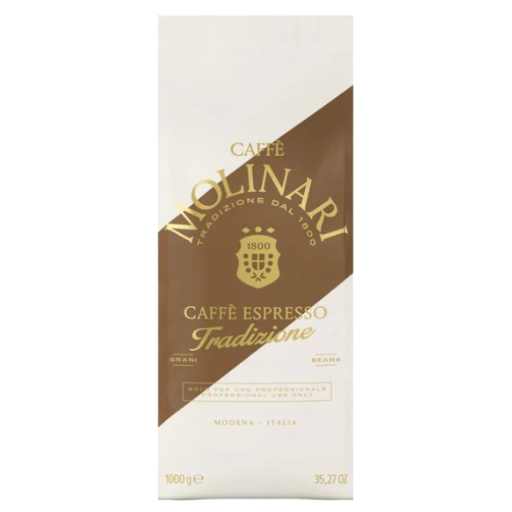 Caffè Molinari Tradizione Coffee Beans 1kg – Premium Italian Espresso with a full flavor