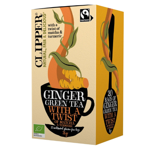 Clipper Green Tea & Ginger tea bags