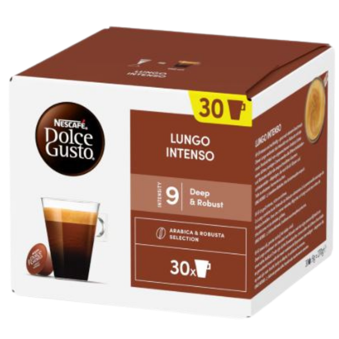 Nescafé Dolce Gusto Lungo Intenso XL – 30 koffiecapsules – Intensiteit 9