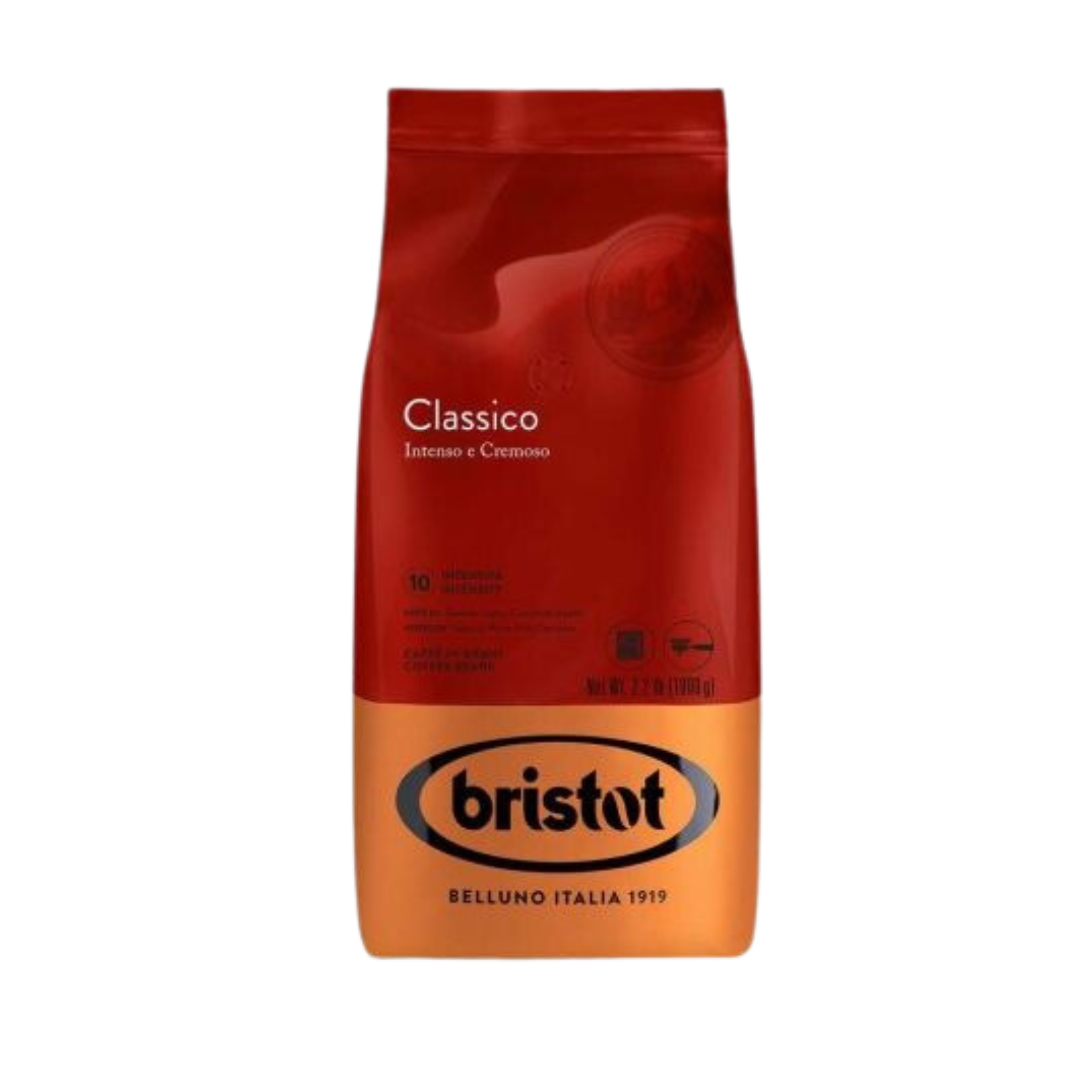 Bristot Classico Intenso e Cremoso Koffiebonen 1kg – Krachtige Italiaanse Ontbijtkoffie