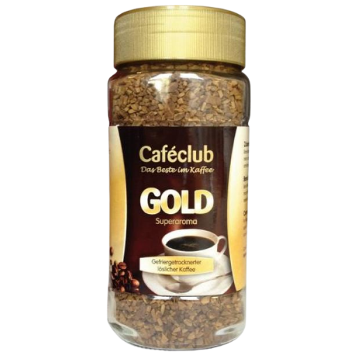 Caféclub GOLD Supercreme 200 g – Instant Coffee