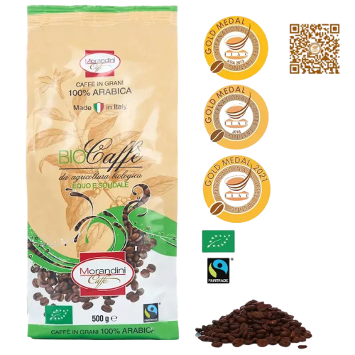 Caffè Morandini Bio Caffe Fairtrade Espresso koffiebonen