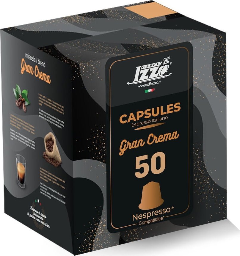 Caffè Izzo Gran Crema capsules for Nespresso 50 pieces