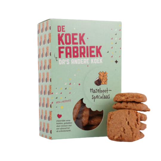 De Koekfabriek Hazelnoot-Speculaas koekjes – Ambachtelijk & Sociaal