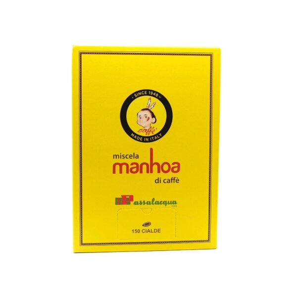 Passalacqua Manhoa ESE Servings 150 stuks (44mm) – Authentieke Italiaanse espresso ESE pads