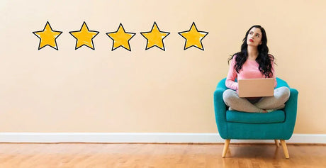 Hoe laat ik een product review acter? 