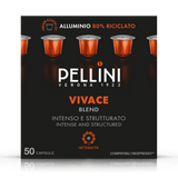 Pellini Vivace Nespresso® Compatible Capsules 50 Pieces – Intense Italian Espresso