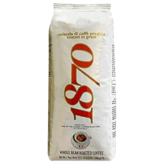 Caffè Barbera 1870 Koffiebonen 1kg – Napolitaanse Espresso met Arabica & Robusta uit Brazilië en Indonesië