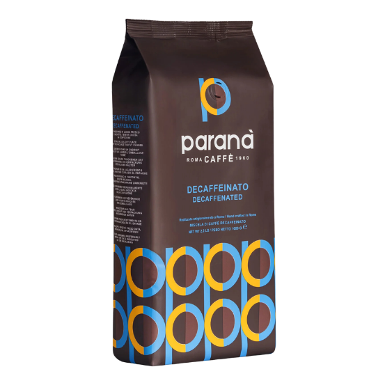 Caffè Parana Decaffeinato Koffiebonen 1kg – Cafeïnevrije Italiaanse koffie uit Rome