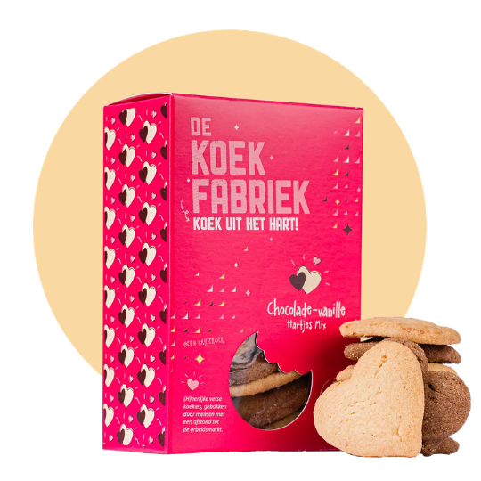The Cookie Factory Heart Cookies Mix Chocolate & Vanilla – Artisanal & Social