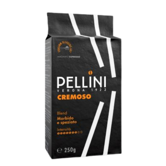 Pellini Cremoso Espresso ground coffee 250g – Creamy Italian espresso