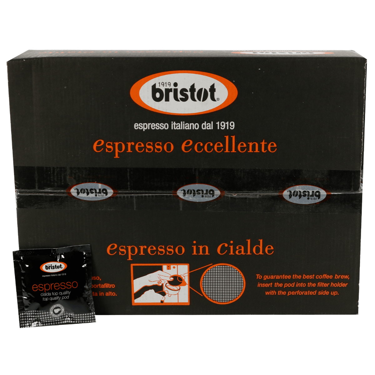 Bristot Espresso ESE-servings 150 st