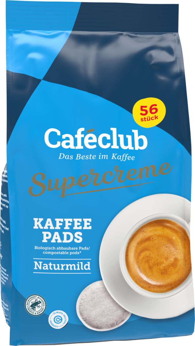 Caféclub Supercreme Mild koffiepads