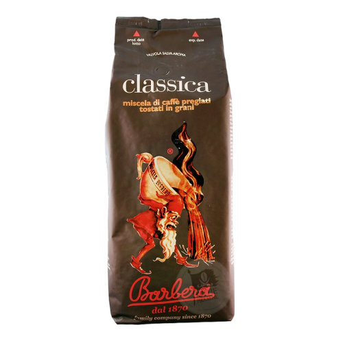 Caffè Barbera Classica Coffee Beans 1kg – Neapolitan Espresso with chocolate & nutty notes
