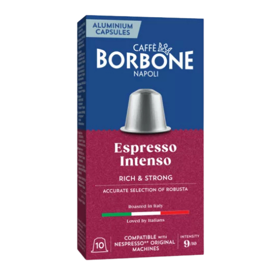 Caffè Borbone Espresso Intenso Nespresso® Capsules 10 stuks – Krachtig en volle Espresso