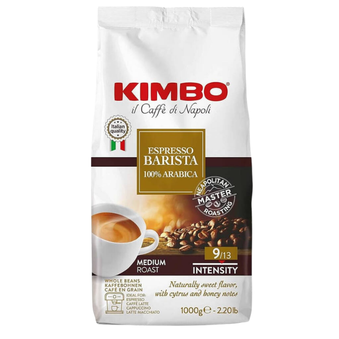 Kimbo Espresso Barista 100% Arabica Koffiebonen 1 kg – Italiaanse Espresso