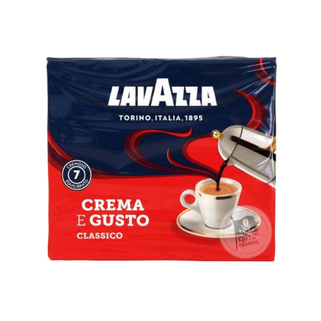 Lavazza Crema e Gusto Classico ground coffee 500g.