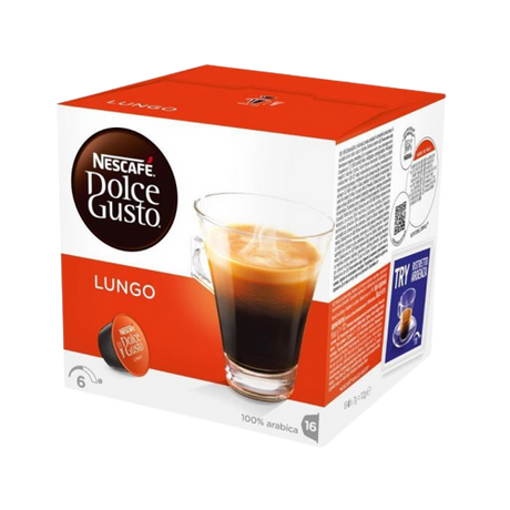 Nescafé Dolce Gusto Lungo Capsules 16 Stuks – Zachte Lange Koffie voor Dolce Gusto Machines
