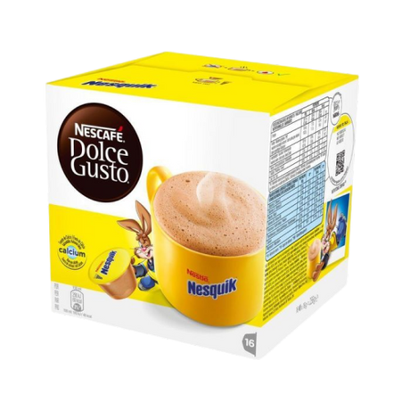 Nescafé Dolce Gusto Nesquik Chocolademelk 16 capsules – Warme chocolade voor Dolce Gusto machines